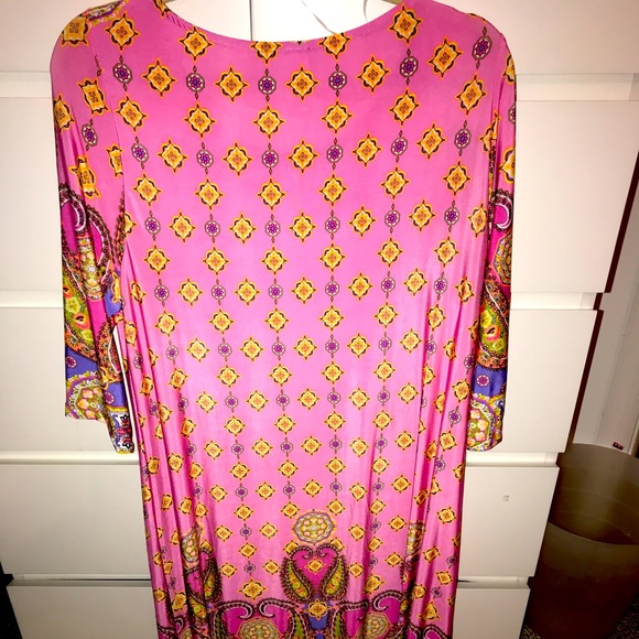 s.h.e pink dress 2XL used once and washed - Picture 1 of 8